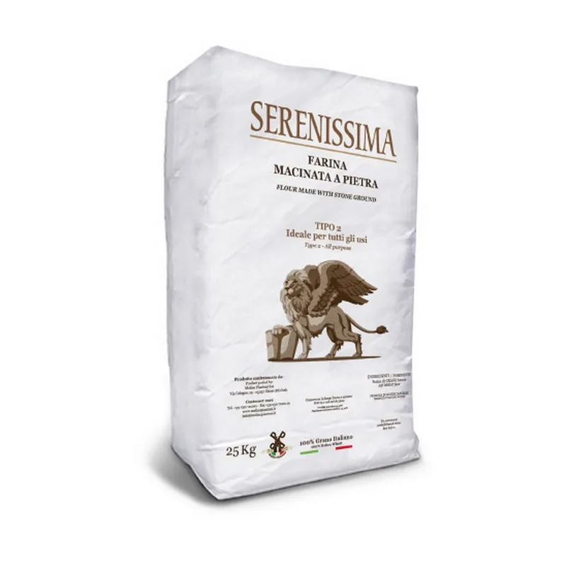 Высокое качество Сделано в Италии мука ла серенсима пакете 25 кг идеально подходит для пиццы хлеба кондитерских изделий и макаронных
