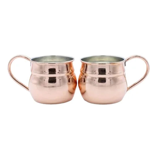 Copper Metal Drinking Glass For Crushed Ice Handmade Drinkware Popular Design Daily Use Julep Cup For Home Tableware
