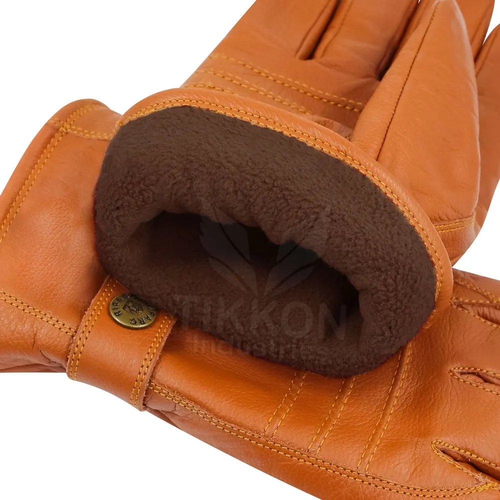Top Selling Leather Gloves Design Your Custom Logo Leather Gloves Casual Wear Leather Gloves