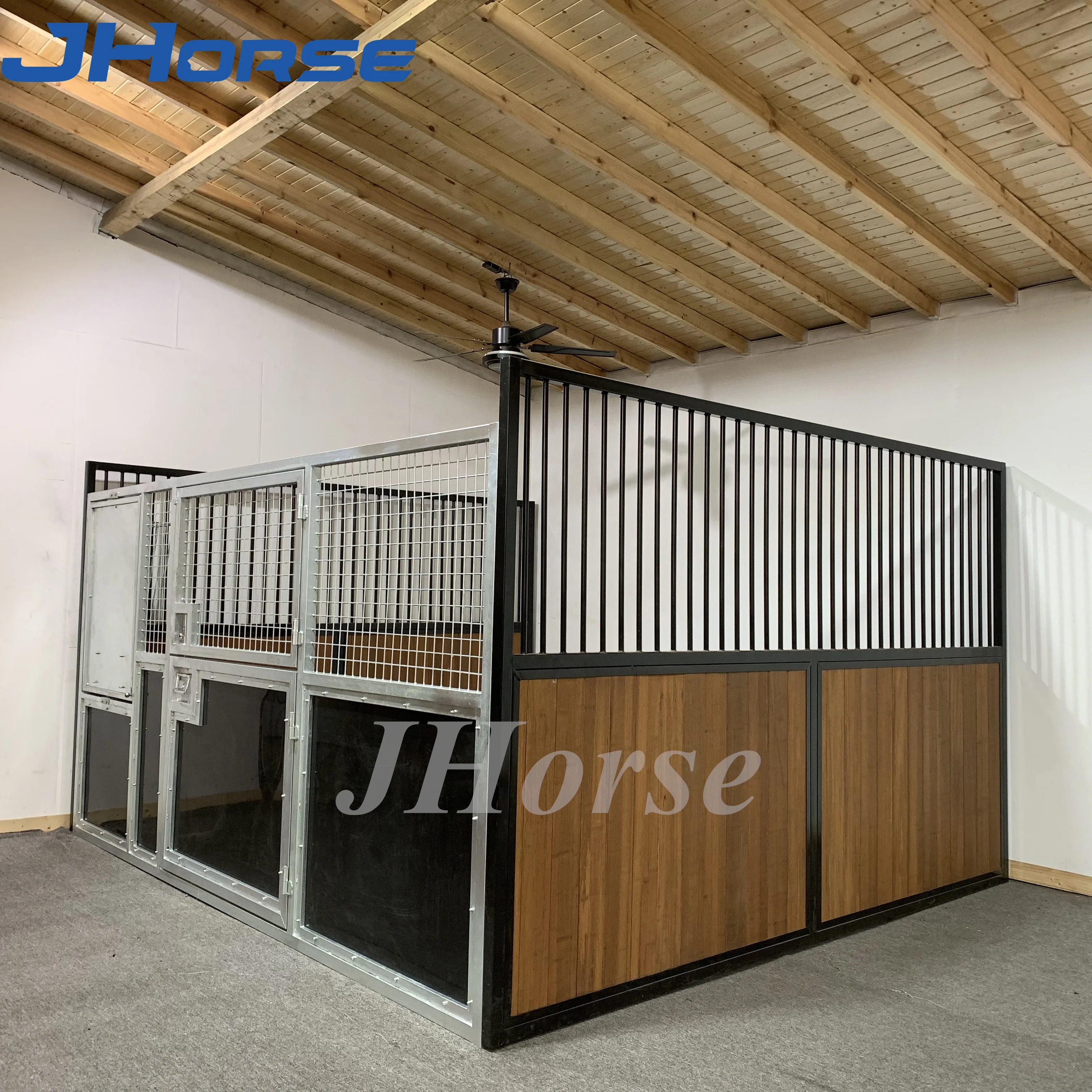 Outdoor portable horse box horse stall fronts with HDPE panel Horse stable sets