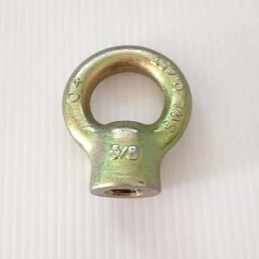 Customizable Eye Bolts Carbon and Stainless Steel 5/8 Thread Size Available in 1/4 and 1/2 Lengths with Plain Zinc Finishes