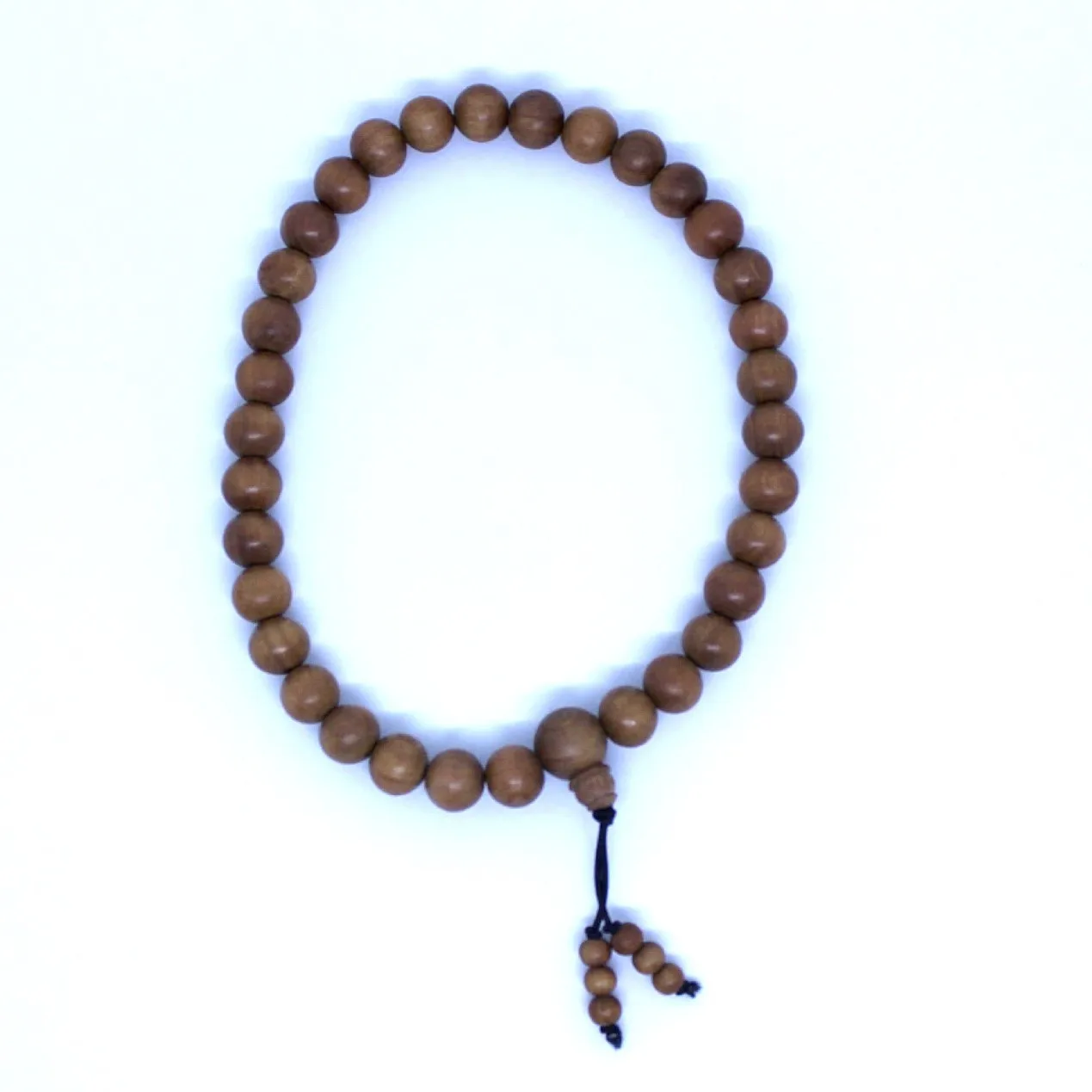 Handcrafted Indian White Sandalwood Islamic Small Beads Muslim Prayer Beads Misbaha Tasbih Tesbih 33 Wooden Prayer Beads