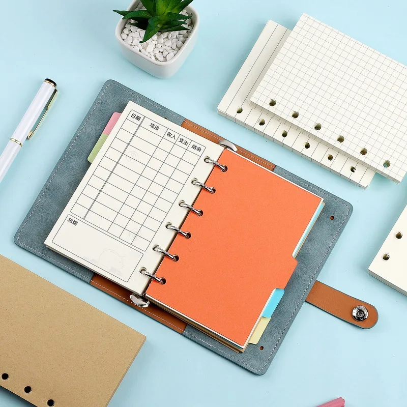 Spot new A5B5A4 loose-leaf notebook core manual ledger separator inner page core wholesale