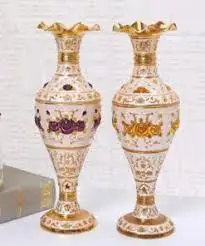 Home Decoration Aluminum tall metal flower vases for weddings centerpiece for  Office And Living Room