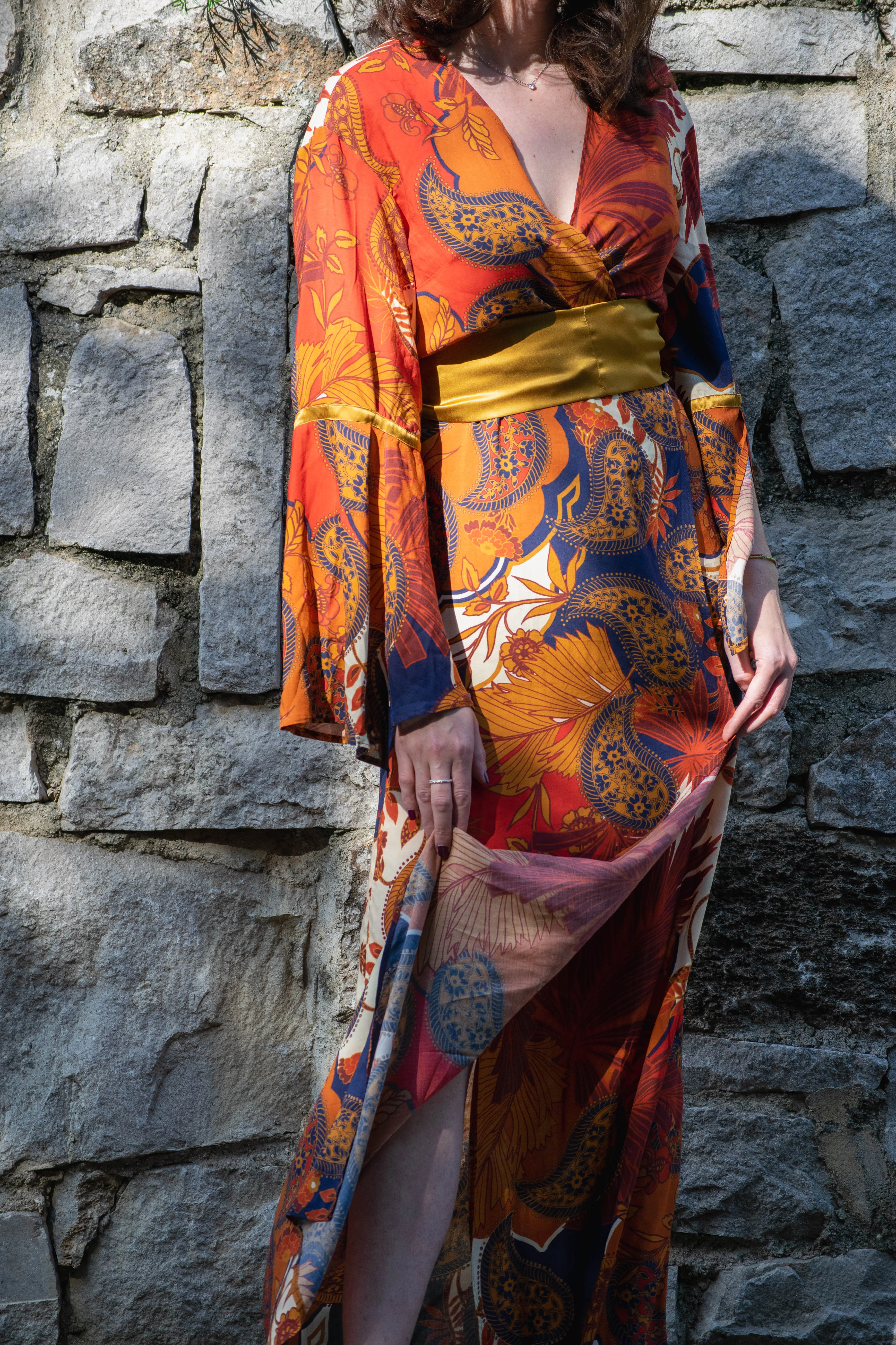 Eco Friendly Sustainable High Quality Made in Italy Woman Eco-Friendly Casual  Viscose Dress Sleeves All Sizes Sustailanble