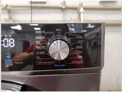 in Stock 60cm Front Load Automatic Washer & Dryer New Electric Power Washing Machine for Household Outdoor and Hotel Use