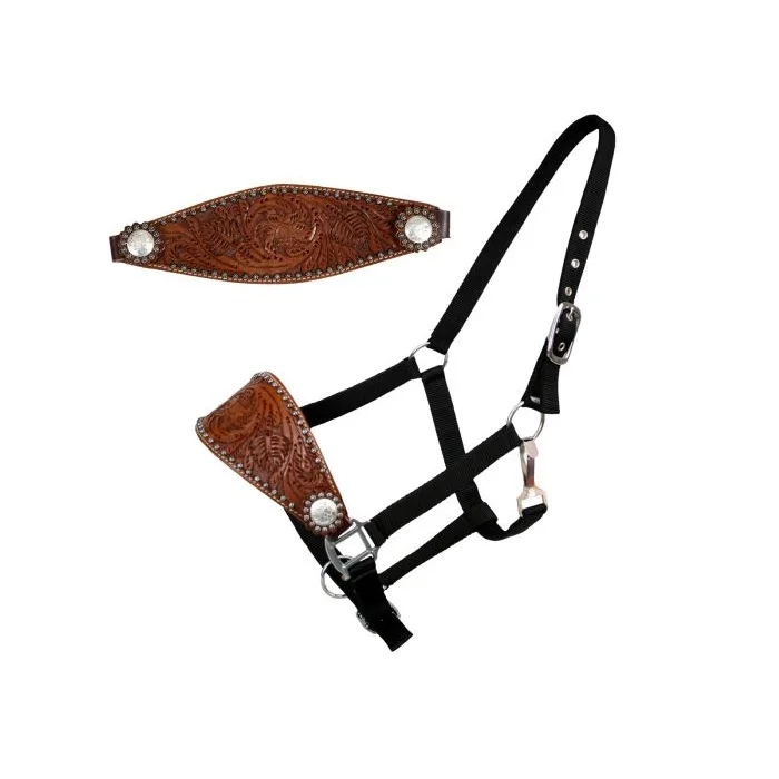 Equestrian Equipment Horse Halter with hardware Horse Riding Products horse head collar lead rope and halter