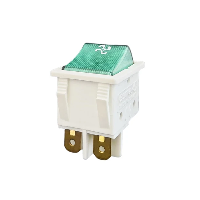 Wholesale Illuminated Rocker Switches - White, Green, Fan