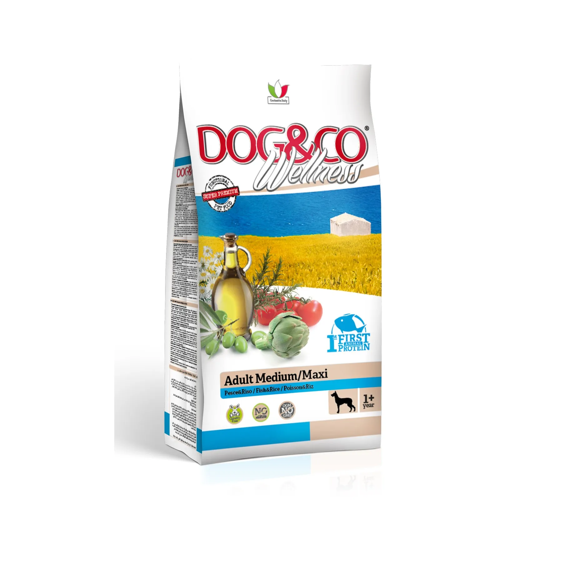 New Pet Food 2022  High Appetibility Adult Dog Food Kibble for Medium and Maxi Size Dog 12kg