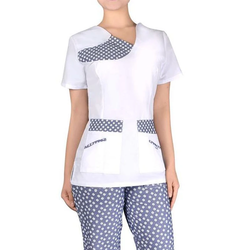 Top Design Stylish Low MOQ Comfortable healthcare clinical medical scrubs Sets Tops nursing uniforms scrub Suits For Women