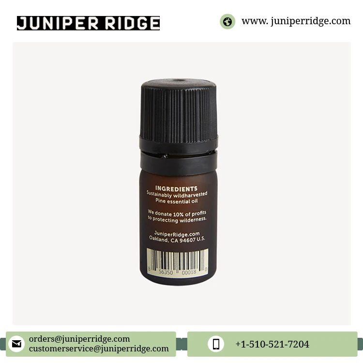 100% Pure and Organic Sticky Pine Scent Note Aromatherapy Coastal Pine Essential Oil -  5 ml from USA