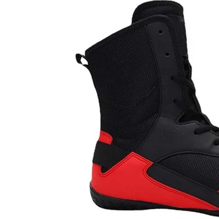 Wholesale High Quality Boxing Shoes With Custom Fit Ankle Support And Lightweight Soles Ideal For Training And Competitions