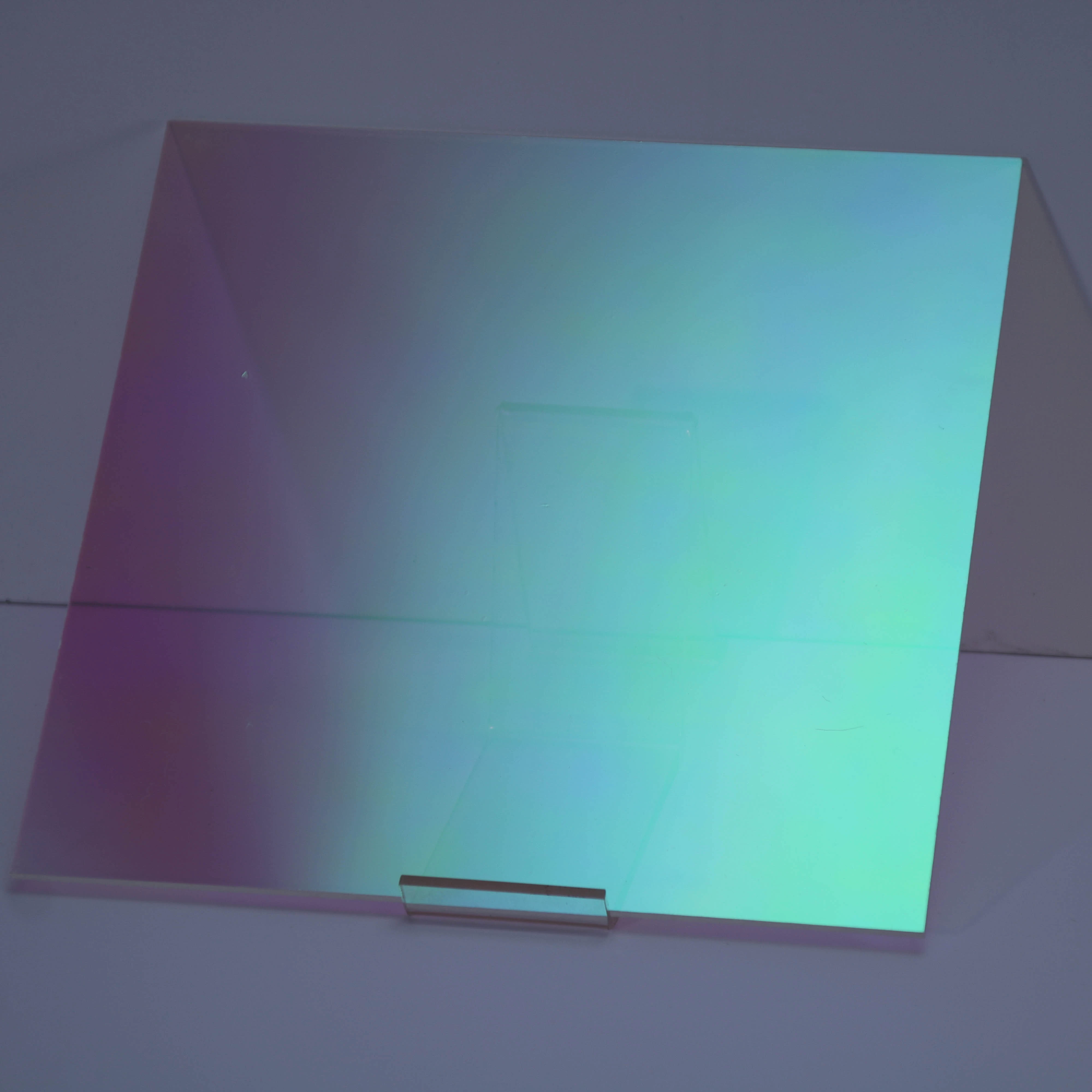 factory price wholesale 1-12mm flexible iridescent dichroic rainbow color pmma plastic acrylic sheets