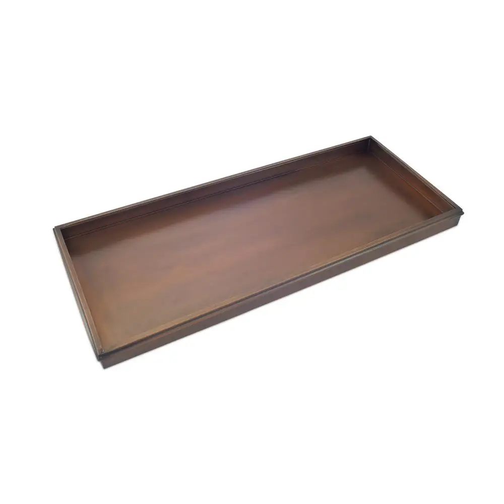Long Fancy Design Decoration Luxury Standard Rectangle Shape Decorating Boot Serving Tray