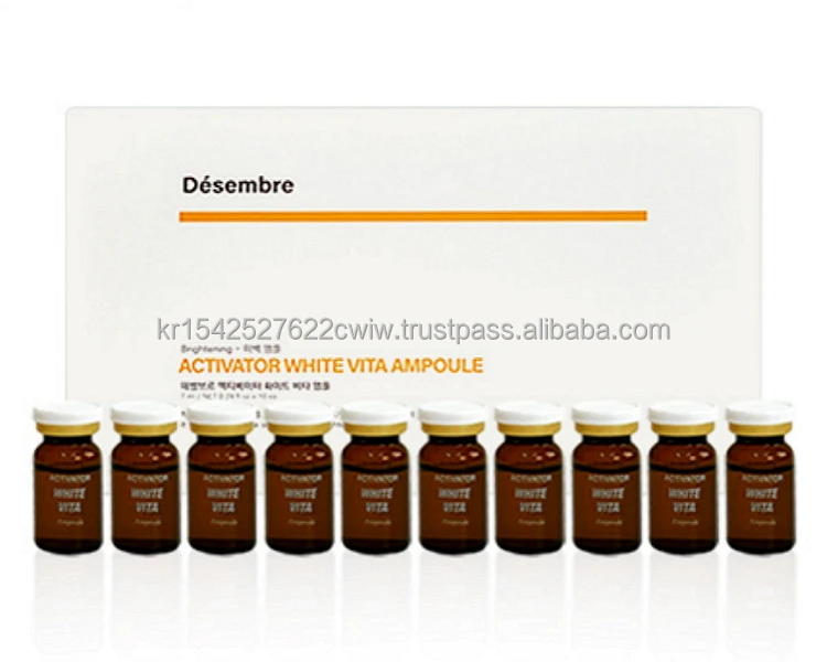 KOREAN COSMETICS Desembre Activator White Vita Ampoule (7ml x 10ea) whitening, melasma care, moisturizing and nutrition