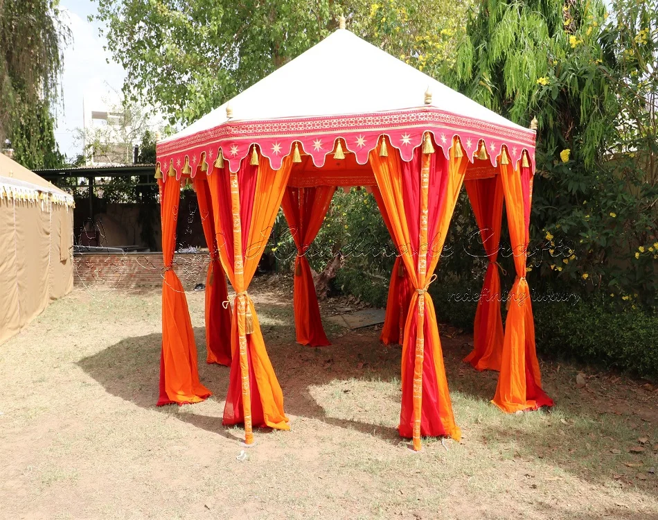 Indian Traditional Multiple colour Garden Gazebo Shamiana  Wedding Italy frame Germany USA UK