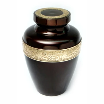 Handmade Grecian Ring Band Cremation Urn For Human Ashes Best Quality Top Ranking Funeral Supplies American Style Metal Urns