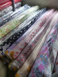 Korea COTTON 100% stock lot fabric textile stock Cotton knit Fabrics print design floral dress plain plaid solid flower checked