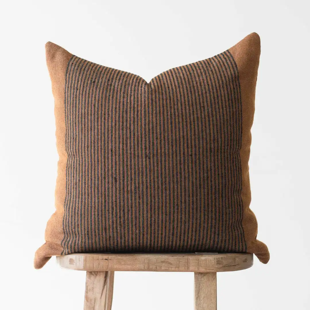 Decorative cushion covers woven cotton cushion covers Jute hand made pillow cover