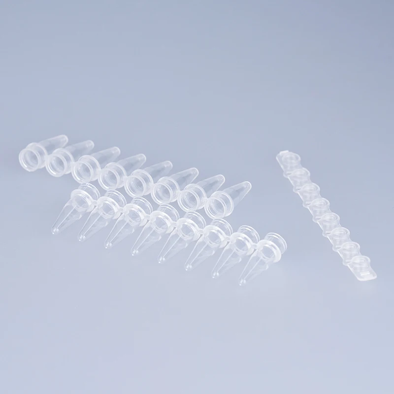 BBSP Прямая поставка с фабрики лабораторные одноразовые пластиковые белый прозрачный 0 1 мл 2 шины для легкового автомобиля пластик 8-стрипы 8 полосок пробирка ПЦР
