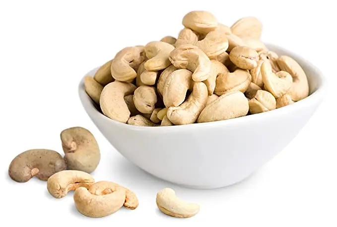 raw white whole cashew export from India