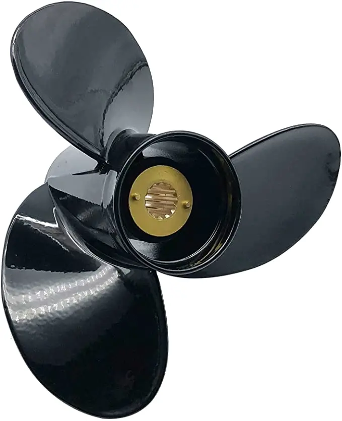13 1/2 x 15 OEM Aluminum Outboard Propeller fit BRP,Johnson,EVINRUDE,OMC 55HP, E-TEC, 2009-newer Ref No.765182, 13 Spline Tooth,