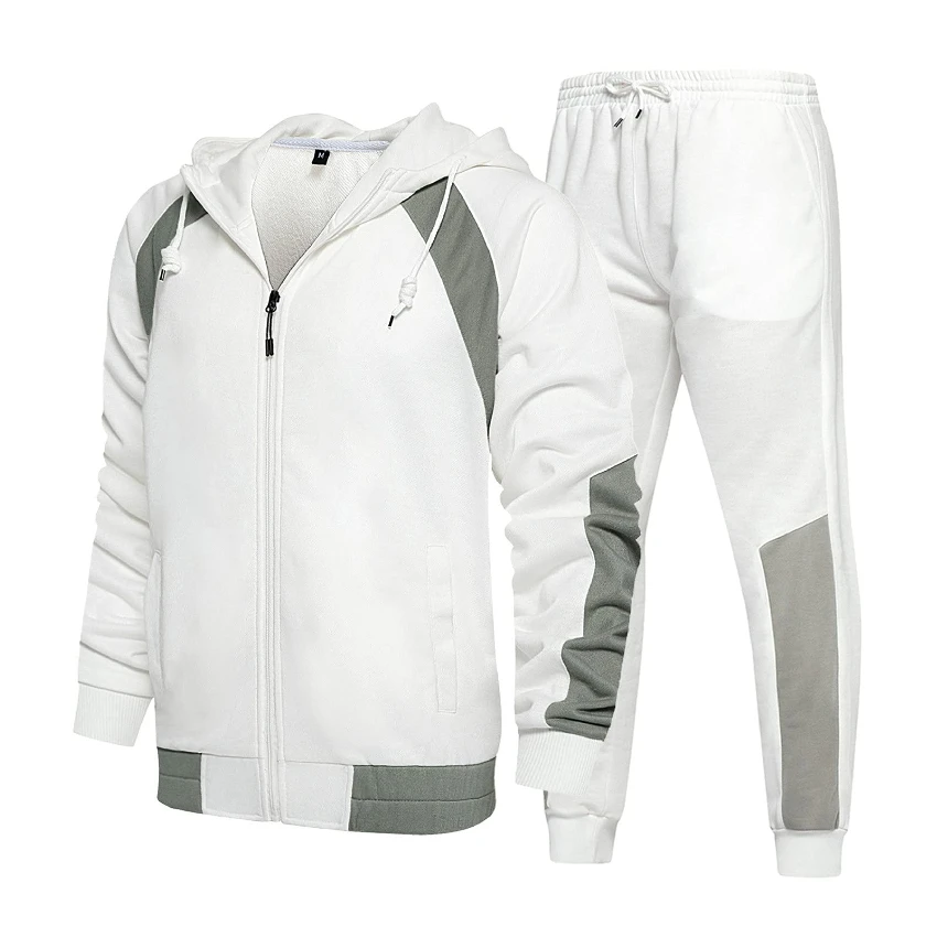 wholesale oversized cotton fleece custom sweatsuits jogger two pieces sets tracksuits for men jogging polyester unisex tracksuit