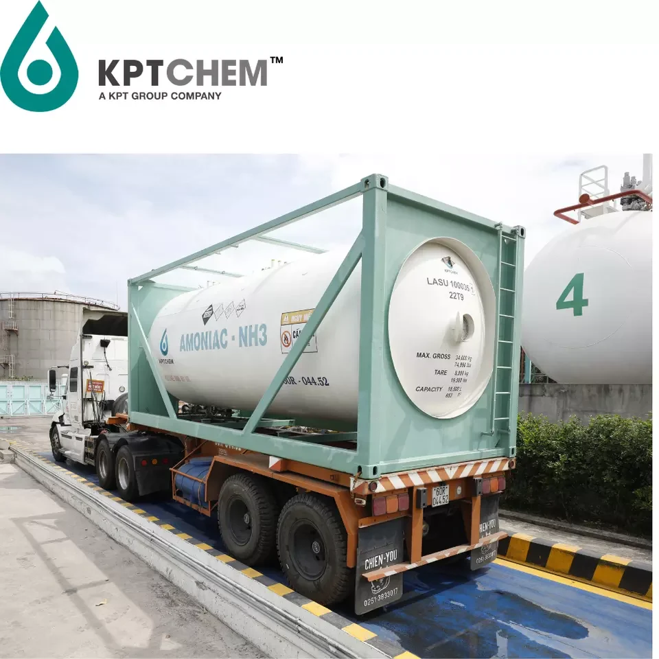 > 99.5 % Purity Ammonia Industrial Agriculture Grade High Quality Liquid Certificated NH3 Anhydrous Ammonia from Vietnam
