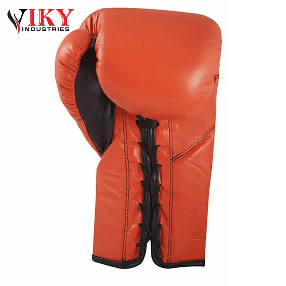 Good Selling Hand Made Customized Logo Print Latest Fighting Training Unique Designs Boxing  Gloves By Viky Industries