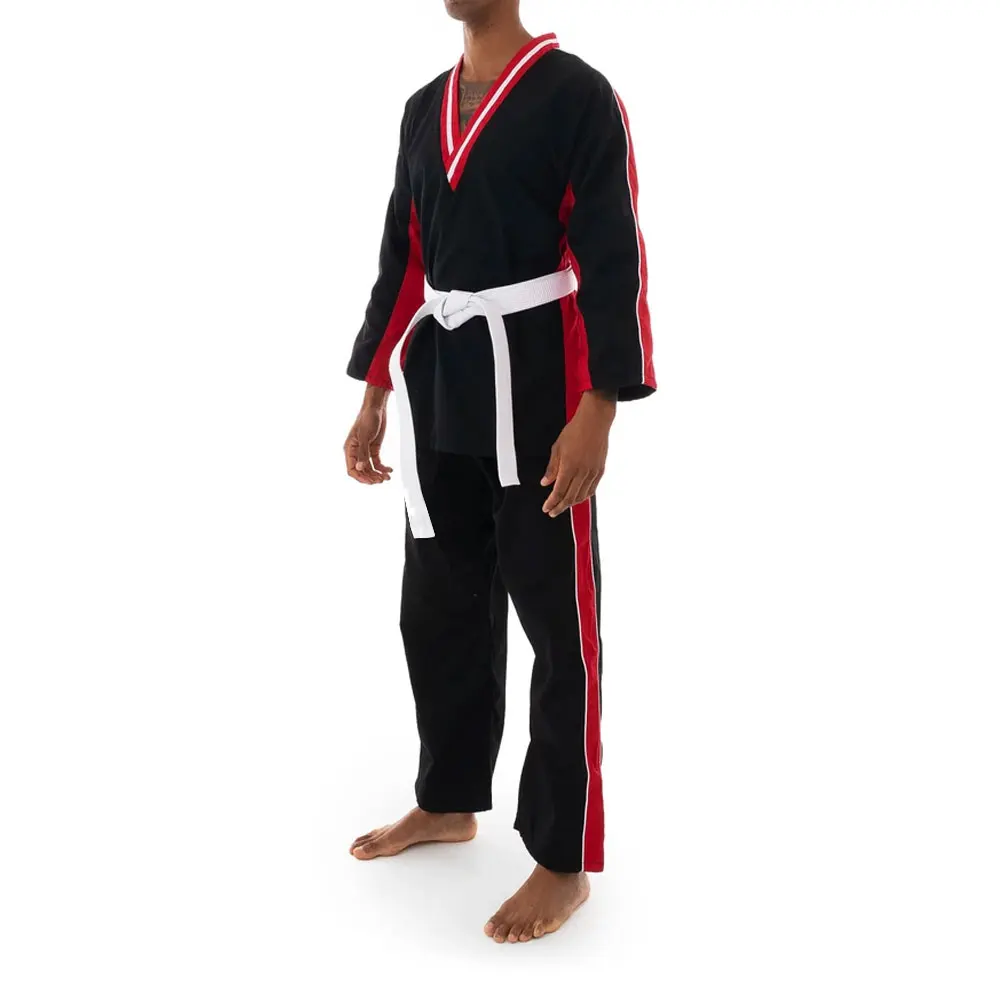 Wholesale Comfortable Men Cotton Polyester Taekwondo Uniforms / Best Martial Arts Uniform Breathable Men Taekwondo Uniforms