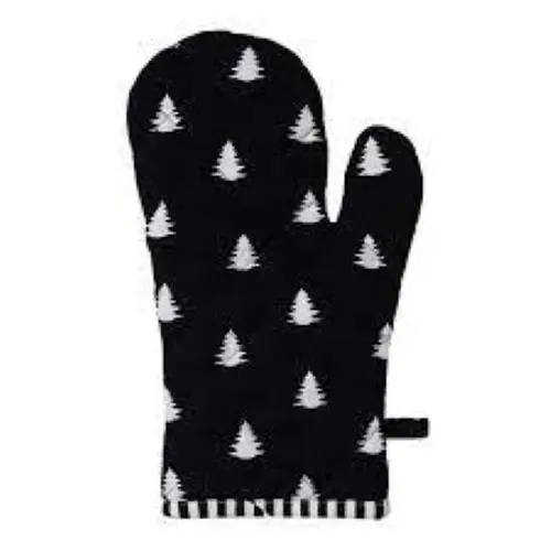 Custom Organic Cotton Oven Mitt Digital Printed Heat Resistant Kitchen Gloves and Sustainable Alternatives