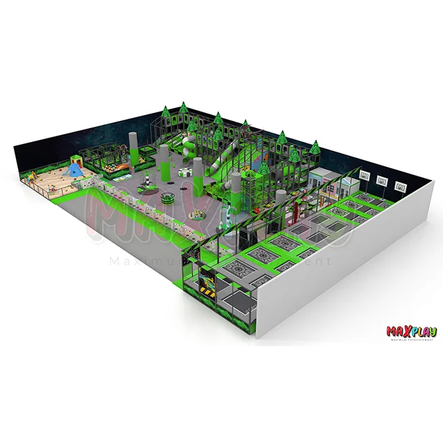 soft Play Center indoor Playground Kids Ball Pit with slides pickler equipment  themed ball pit with slide indoor playground