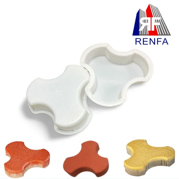 Plastic Brick PP Mold DIY Path Maker Middle Of Hole SHape Garden Path Concrete Plastic Brick Mold Paving Pavement Walkway Molds