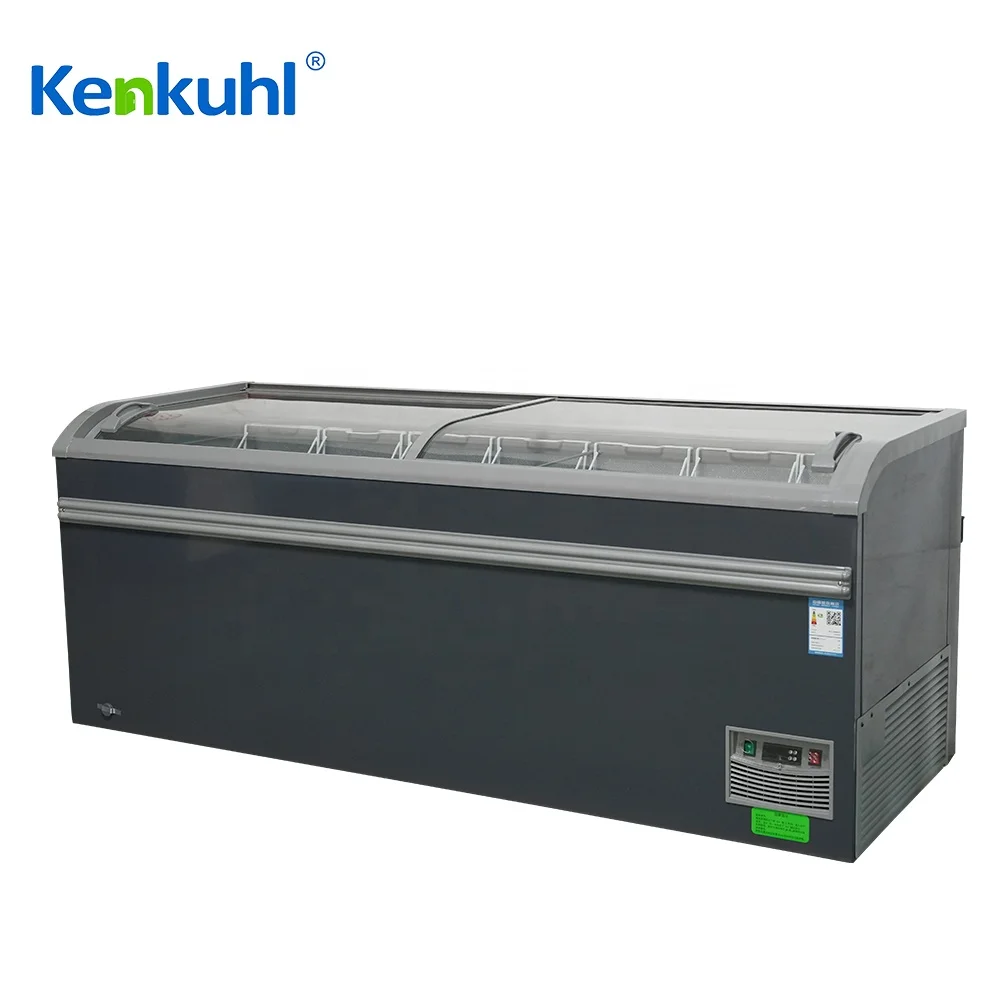 Kenkuhl ZDS прямой шкаф островная морозильная камера холодильник для супермаркетов замороженных продуктов