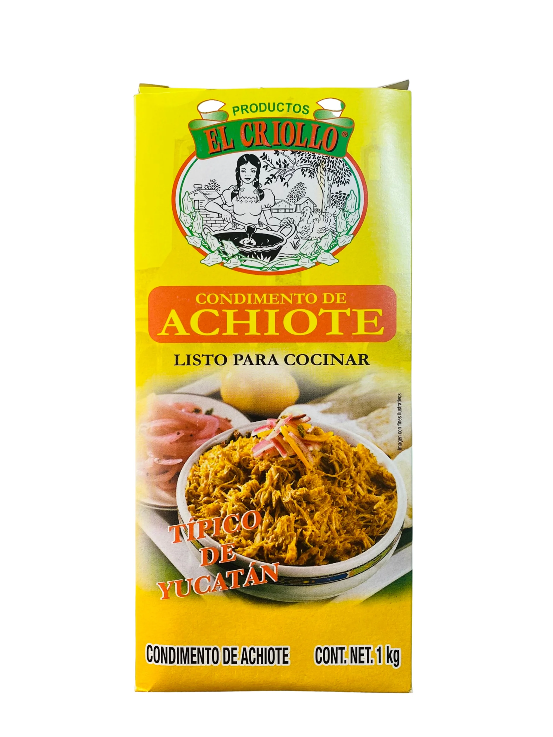 El Criollo Achiote Paste, Annatto Paste 1 Kg (2.2 LB)