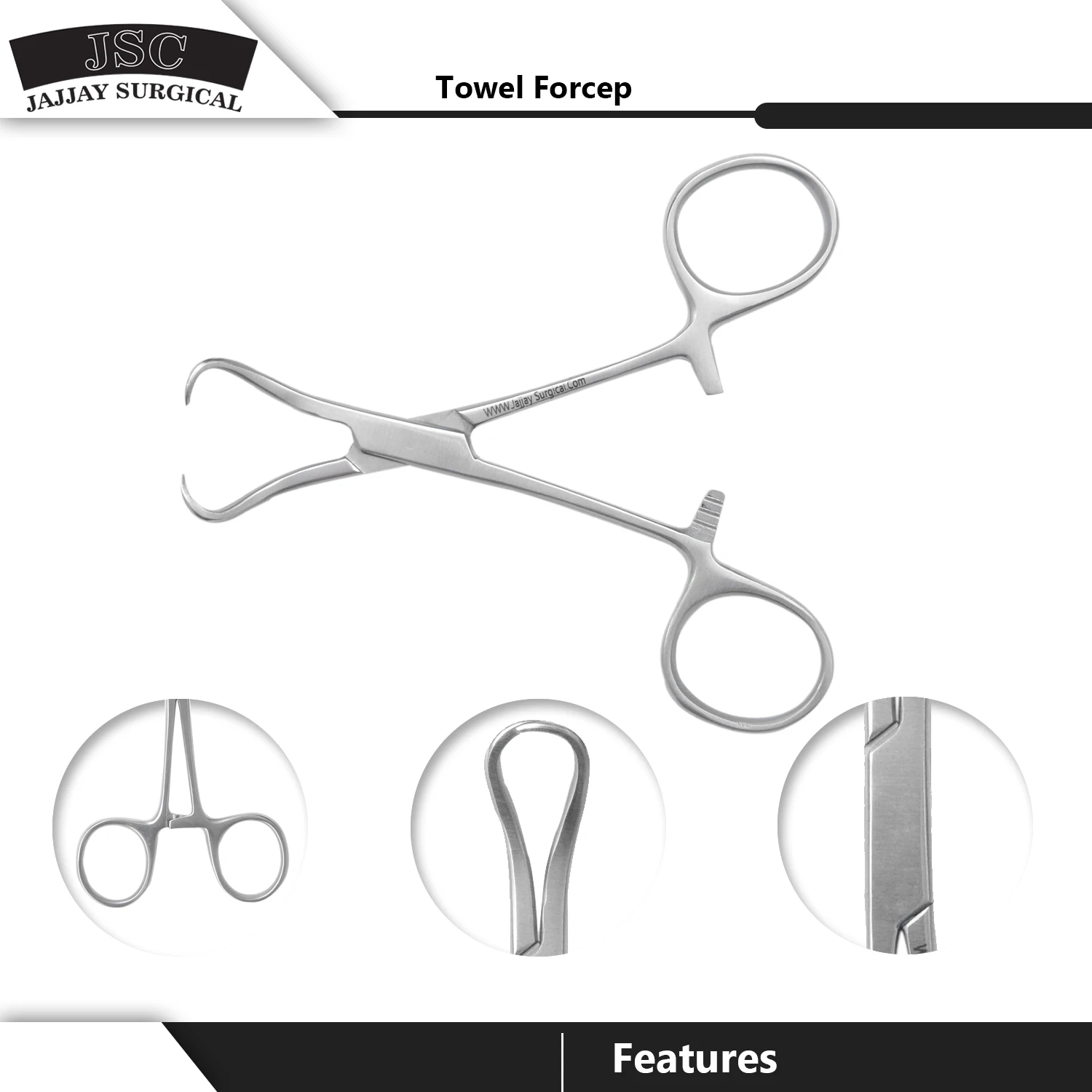 Top Rated Backhaus Towel Straight Clamp Forceps Made Of Stainless Steel Grasping  Surgical Ophthalmic Instruments