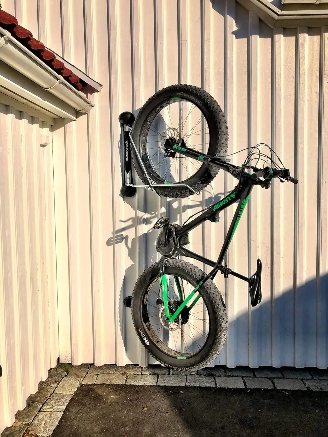 Front Mountain Bike Cargo Rear Parking Racks Stands for Hanging Bicycles in Home or Garage