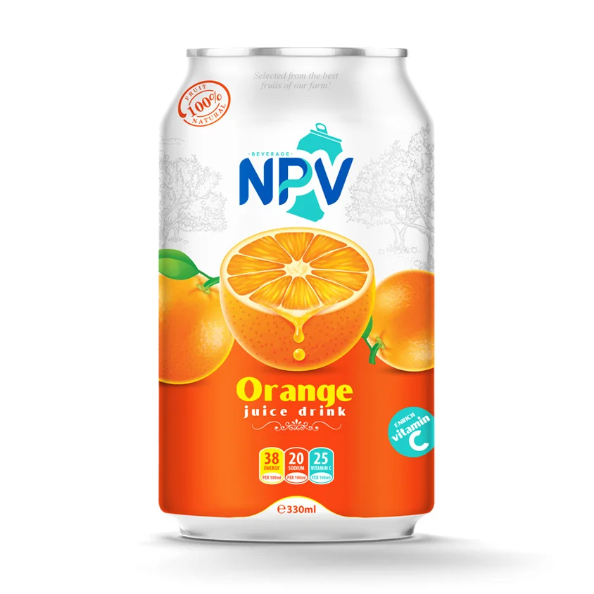 High Quality 330ml Can Mango Juice Drink Hot Product Soft Fruit & Vegetable From Vietnam Top Supplier
