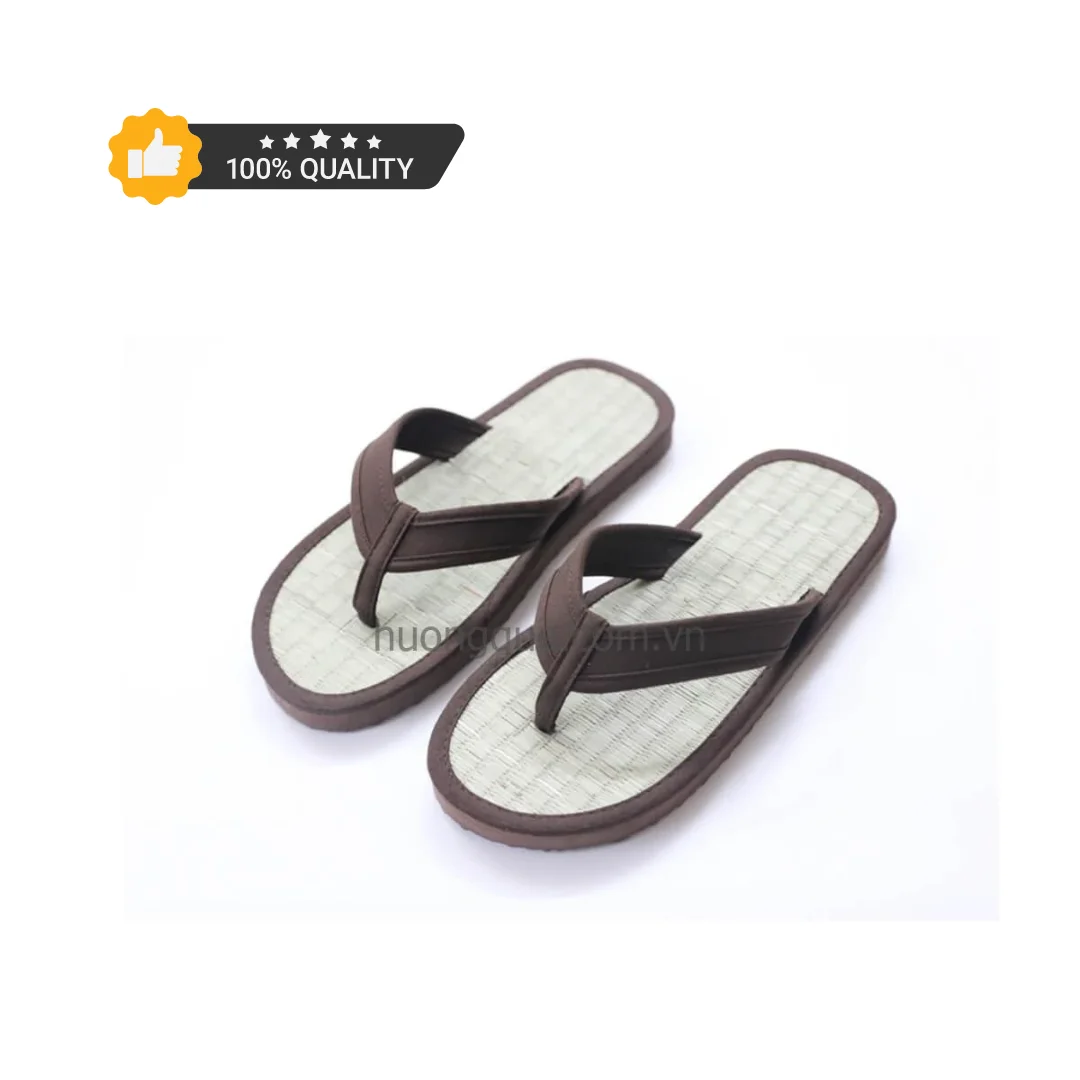 Huong Que - Vietnam brand cinnamon slipper for hotel/ house indoor 100% high quality for male/female
