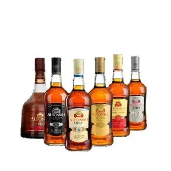 Светлый Янтарный выбранный спирт для возраста 18 месяцев 36%, Высококачественная бутылка для Дистиллированного вина, алкоголя Alfonso I Brandy