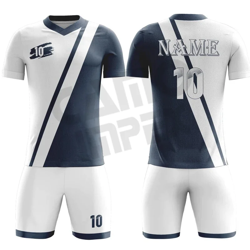 Men Custom New Soccer Jersey Set Uniforms Jersey Sublimation Set Kids Football Shirts Sports Uniform Training Suit For Men