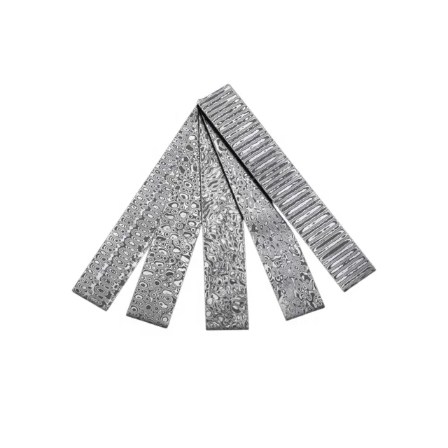 High Quality Custom Handmade Damascus Blank Billet  Hand Forged  Damascus steel Blank Billet For Making Knives