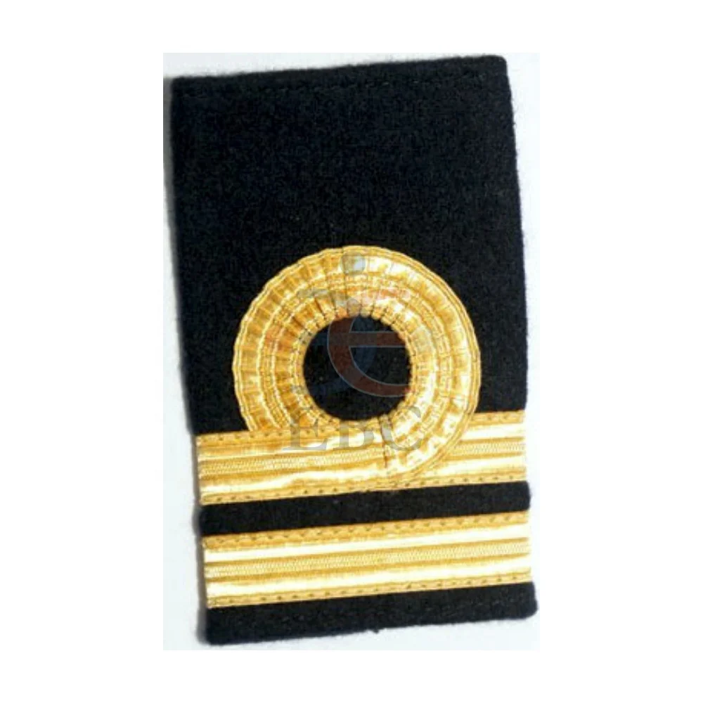 OEM Epaulets Metallic Gold 1 2 3 4 Stripes High Quality Uniform Regulation Epaulets