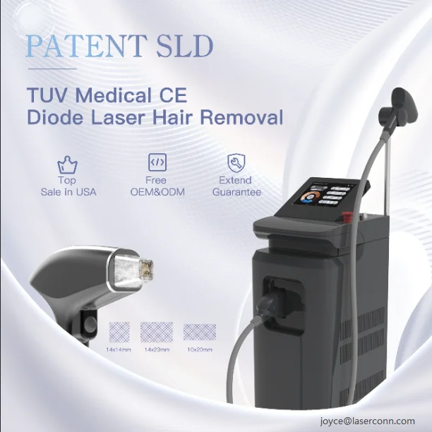 Laserconn Triple Wavelength Macro Channel Diode Laser Hair Removal Beauty Equipment