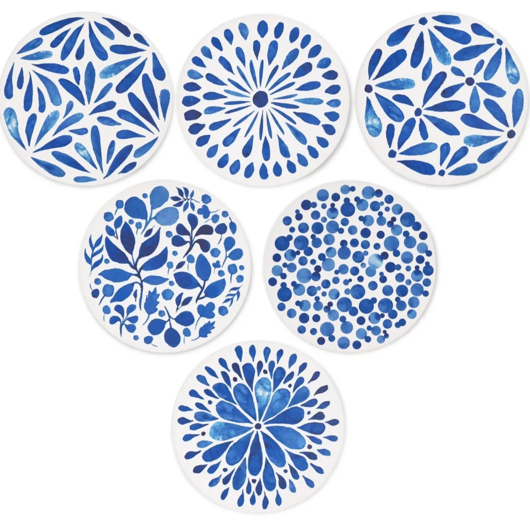 Unique Designs for Every Occasion Enamel Ceramic Resin Cup Tea Coasters Wooden Coasters for Drinks Customized Printed