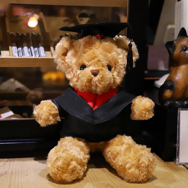 2023 Custom Graduation Gifts Wholesale Plush Toys Soft Doll Dr. Bear Plushie Toys