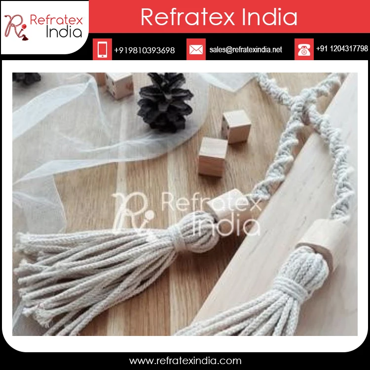 Classy design multicolour Exclusive 28'/ Ball 3.5cm Magnet Tieback Cord  for Curtain Bulk indian Exporter