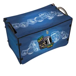 DIY Children Wooden Toy Storage Chest Box with Lid Wooden Toy Box with Wheels Kids Toy Bin Children Room Organizer