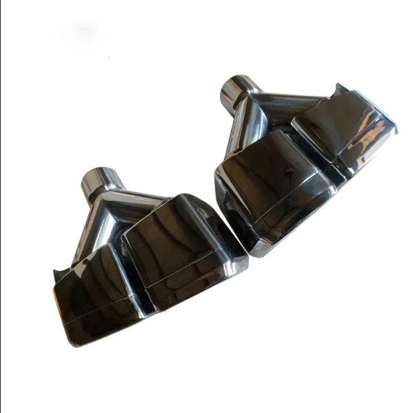 Yuqin Dual outlets Y Type Muffler Exhaust tip for Mercedes Benz C class W204 E class W212 W207 AMG  304 Stainless Steel