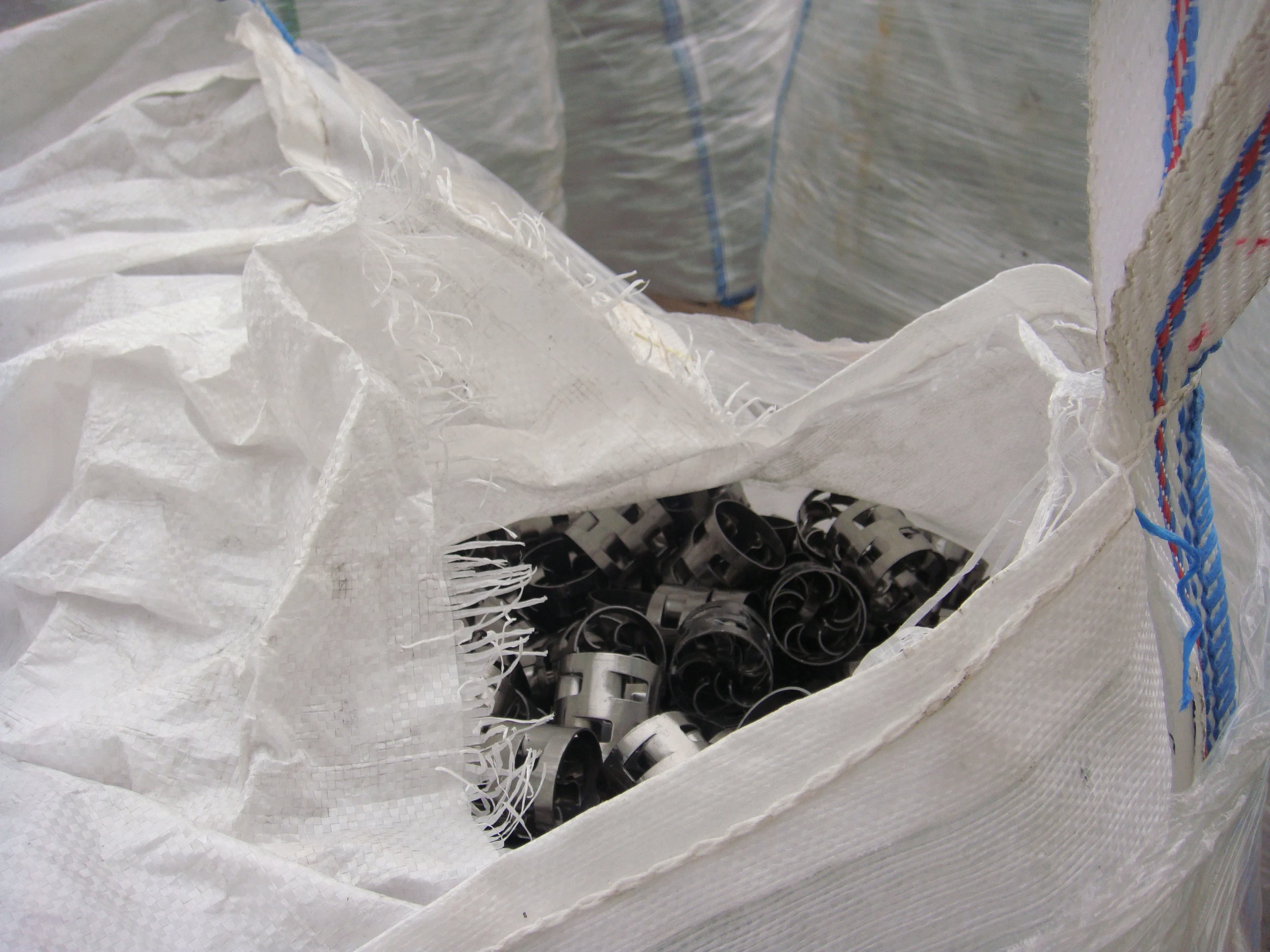 25 мм Металлическая Башня Упаковка Pall кольцо из углеродистой стали в вакуумной башни для Scubber Air